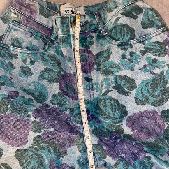 *VINTAGE* Forenza floral denim jeans - Picture 7 of 8